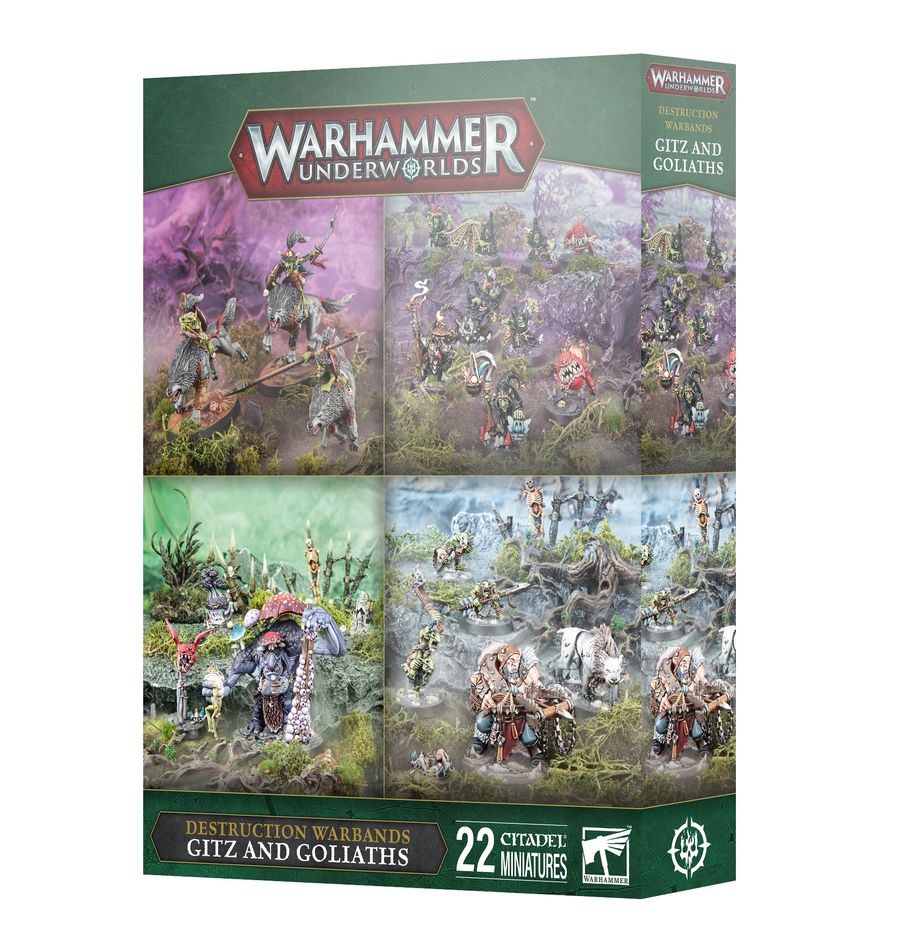 Games Workshop Warhammer Underworlds: Destruction Warbands: Gitz and Goliaths