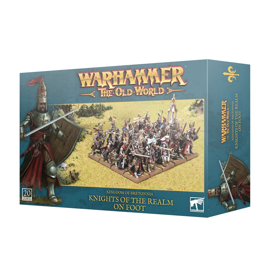 Games Workshop Warhammer the Old World: Kingdom of Bretonnia Knights of the Realm on Foot
