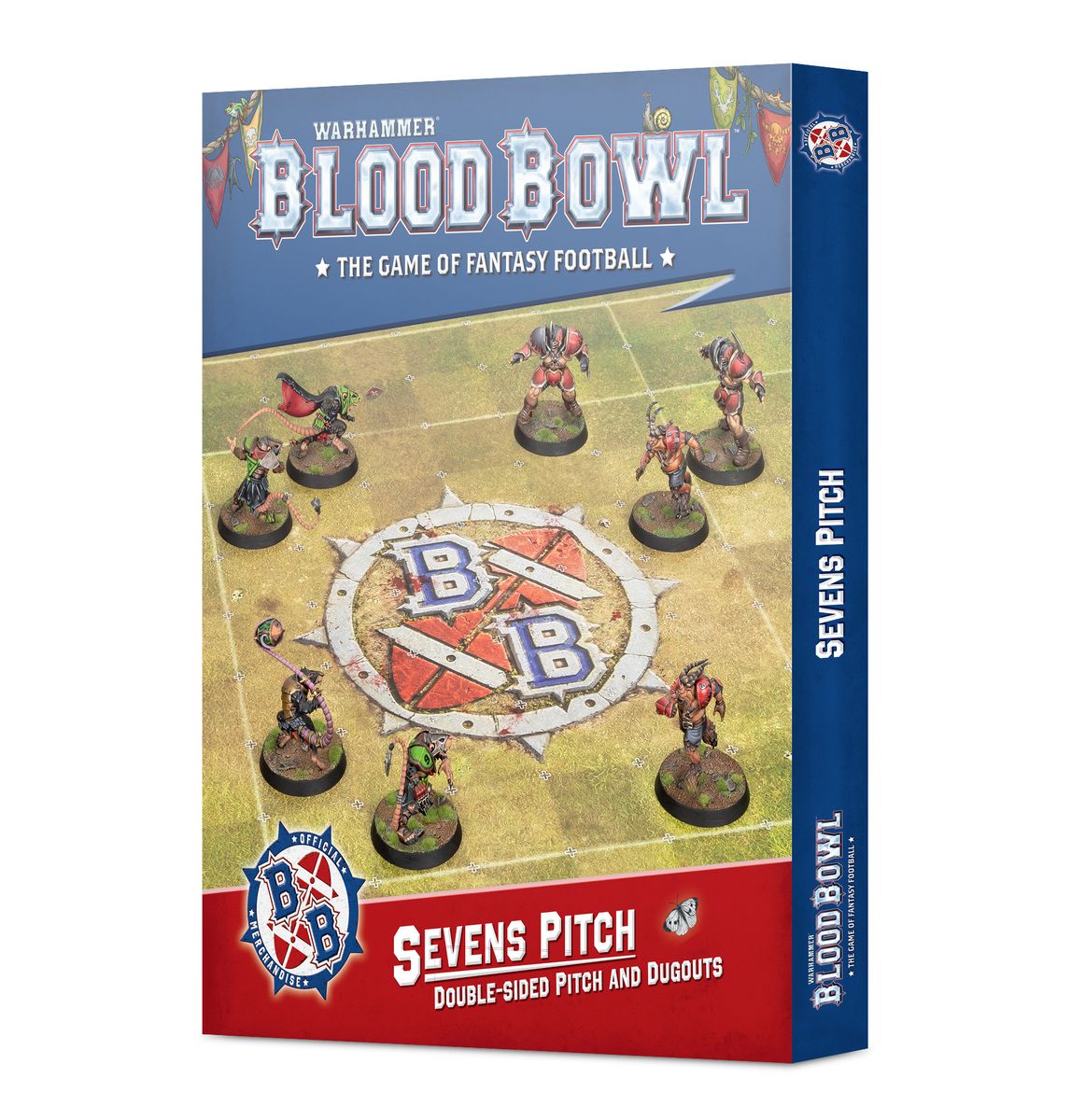Games Workshop Blood Bowl: Sevens Pitch: Double-sided Pitch and Dugouts