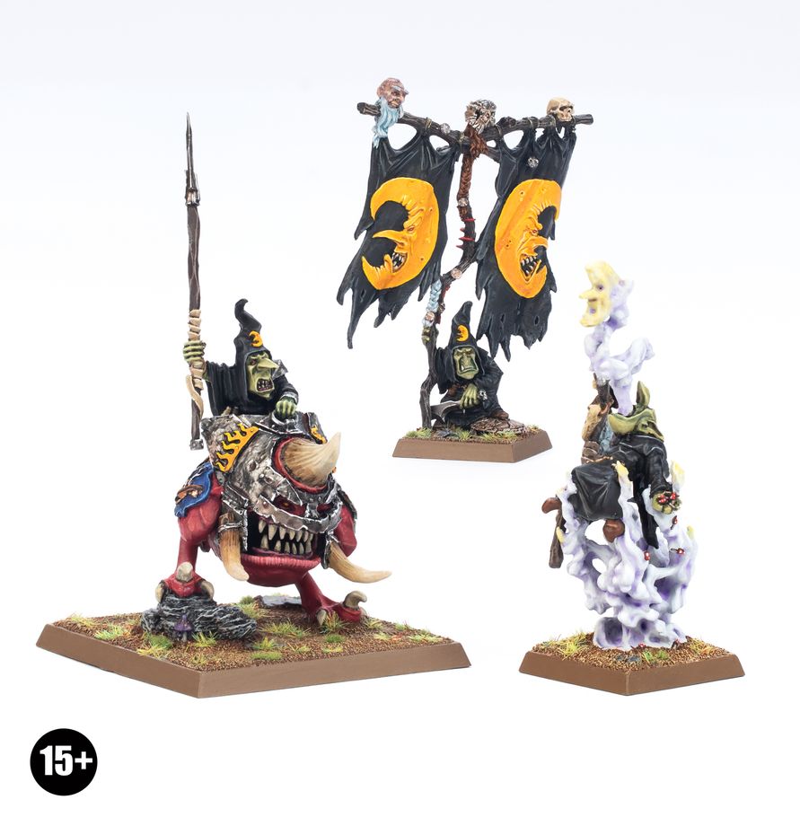 Games Workshop Warhammer The Old World: Night Goblin Command Set