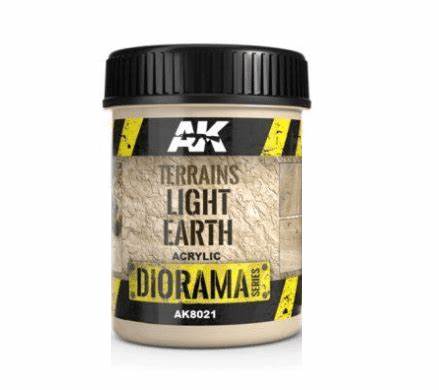 AK Diorama: Terrains Light Earth - 250ml (Acrylic)