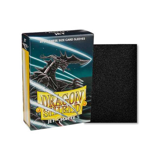 Dragon Shield Matte Sleeves Japanese Size - Jet (60 ct.)