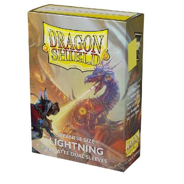 Dragon Shield Dual Matte Sleeves Japanese Size - Lightning (60 c.t)