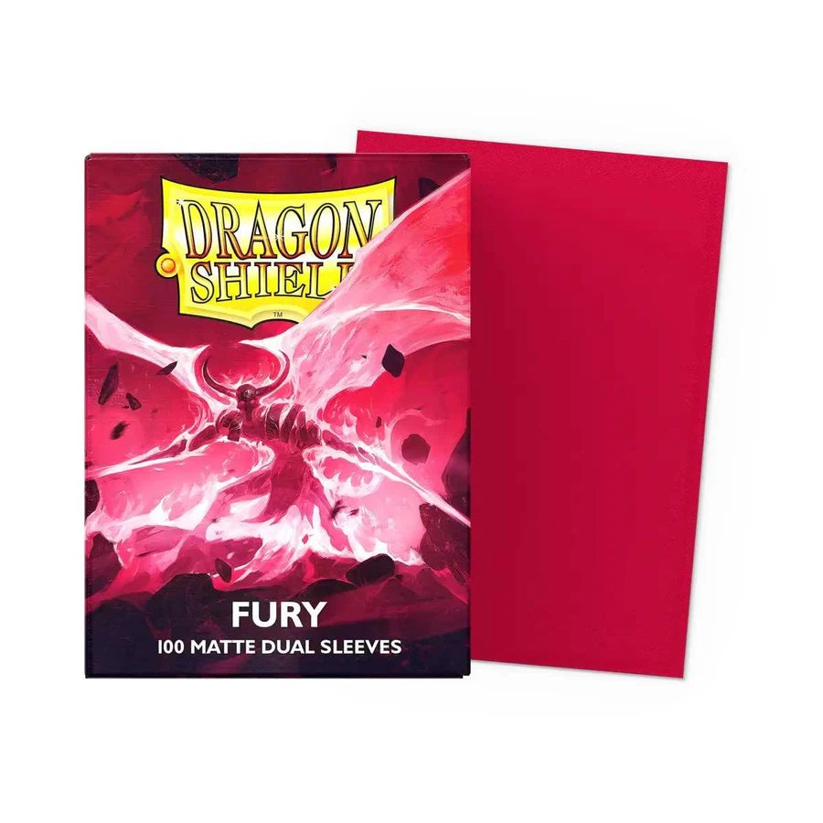 Dragon Shield Matte Dual Sleeves Standard Size- Fury (100)