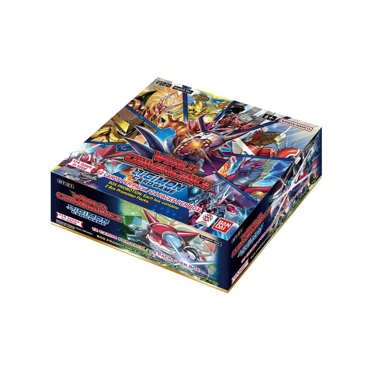 Digimon Card Game: Booster Box - World Convergence (BT21)