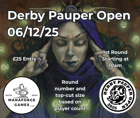 Derby Pauper Open - 06/12/25