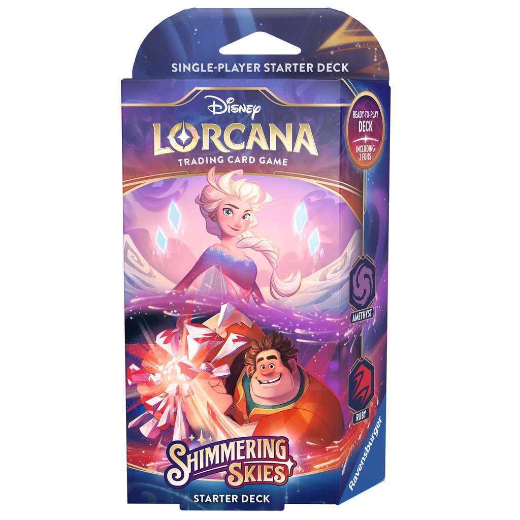 Disney Lorcana Trading Card Game - Starter Deck (1 Variant) - Set 5, Shimmering Skies