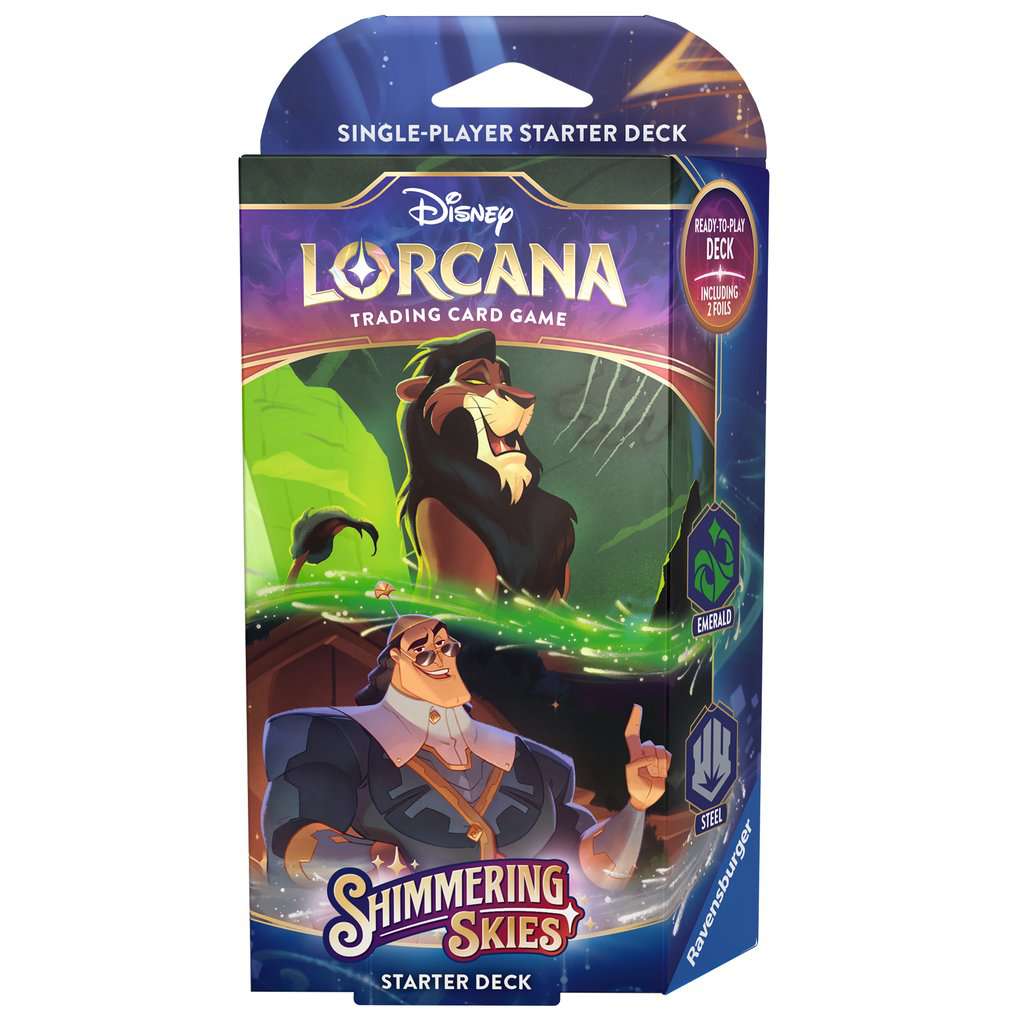 Disney Lorcana Trading Card Game - Starter Deck (1 Variant) - Set 5, Shimmering Skies