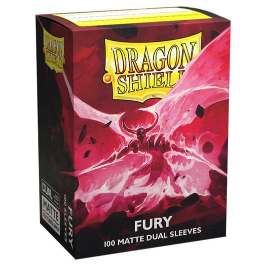 Dragon Shield Dual Matte Sleeves Standard Size - Fury (100 ct.)