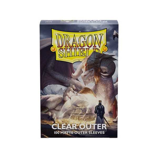 Dragon Shield Matte Clear Outer Sleeves Standard Size - (100 ct.)