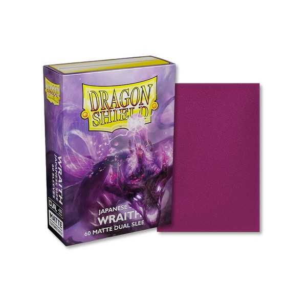 Dragon Shield Dual Matte Sleeves Japanese Size - Wraith (60 c.t)