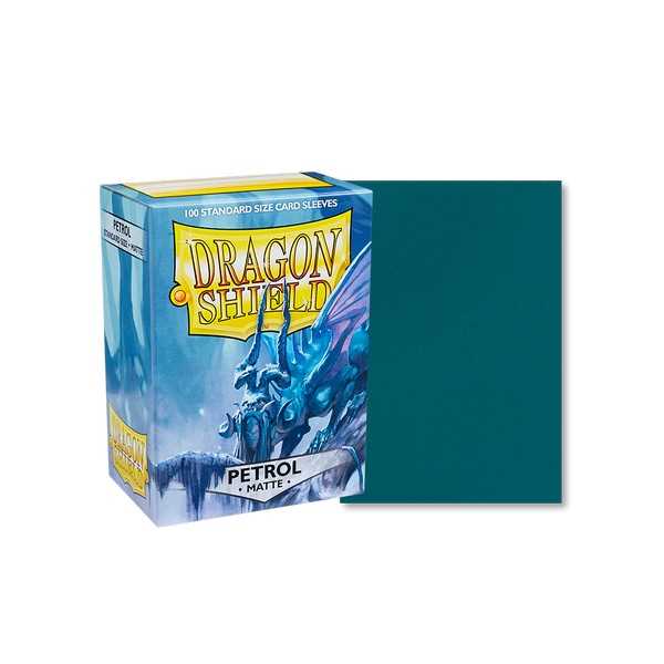 Dragon Shield Matte Sleeves Standard Size - Petrol (100 ct.)