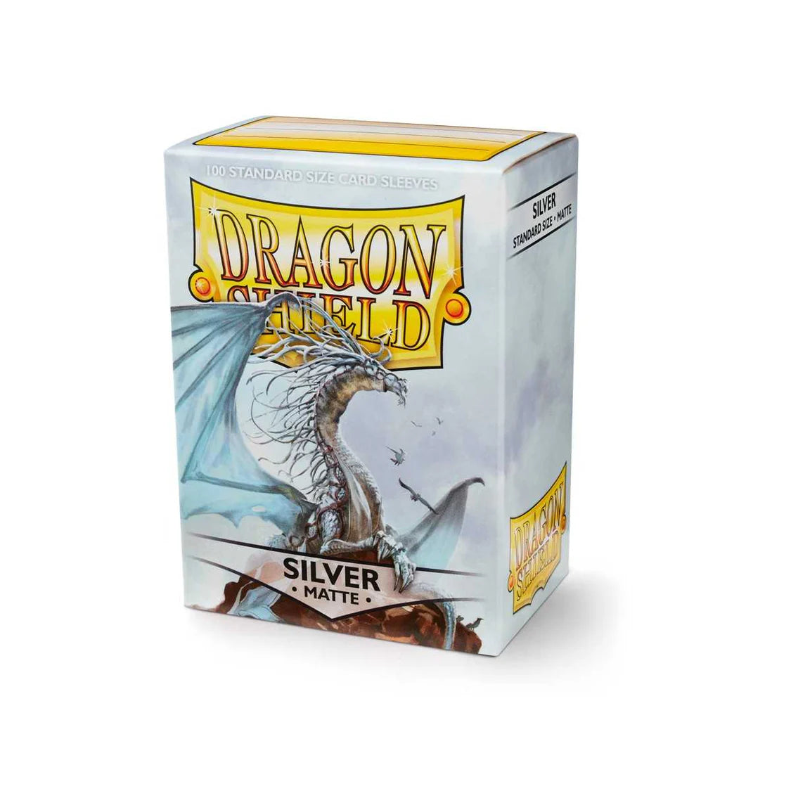 Dragon Shield Matte Standard Size - Silver (100 ct.)