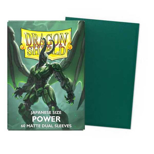 Dragon Shield Dual Matte Sleeves Japanese Size - Power (60 ct.)