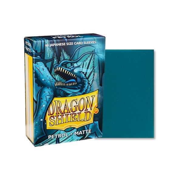 Dragon Shield Matte Sleeves Japanese Size - Petrol (60 ct.)