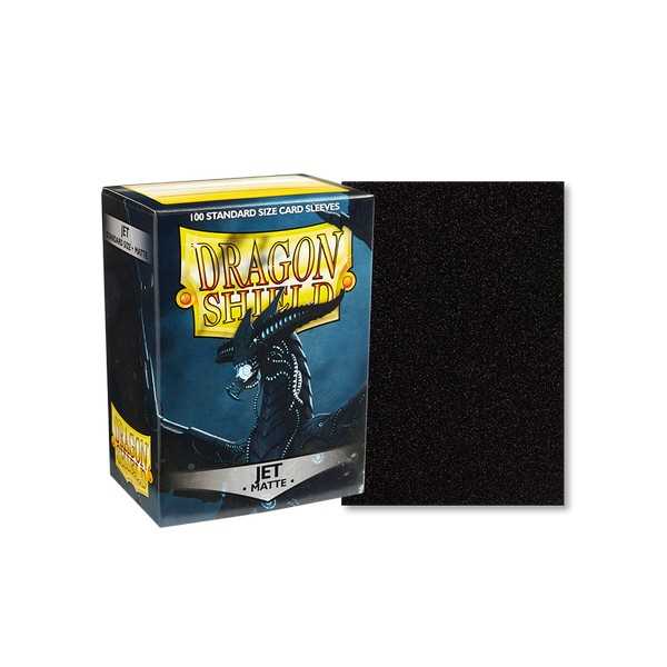 Dragon Shield Matte Sleeves Standard Size - Jet (100 ct.)