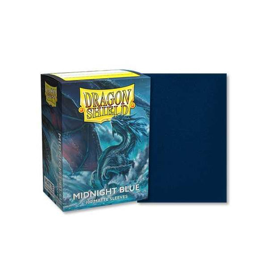 Dragon Shield Matte Sleeves Standard Size - Midnight Blue (100 ct.)