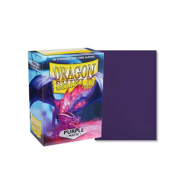 Dragon Shield Matte Sleeves Standard Size - Purple (100 ct.)