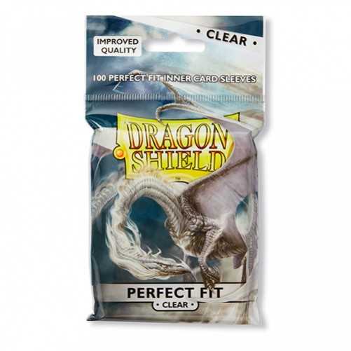 Dragon Shield Top-loading Perfect Fit Inner Card Sleeves Standard Size - Clear (100 ct.)