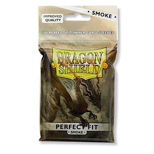 Dragon Shield Top-loading Perfect Fit Sleeves Standard Size - Smoke (100 ct.)