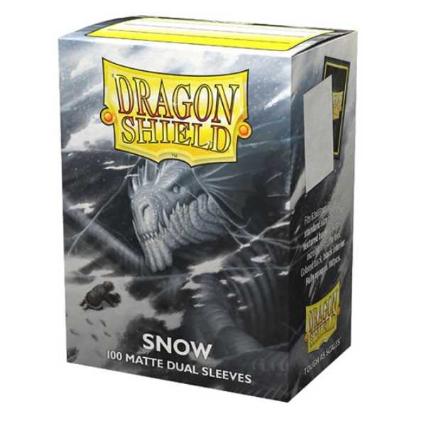 Dragon Shield Dual Matte Standard Size - Snow (100 ct.)