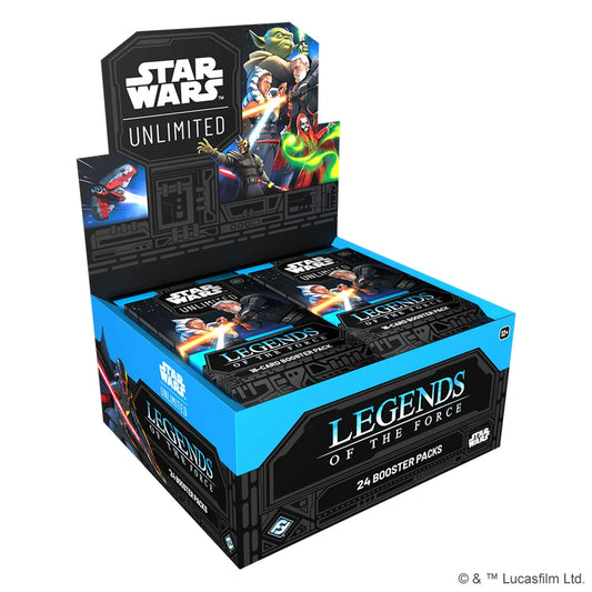 Star Wars: Unlimited Legends of the Force Booster Display