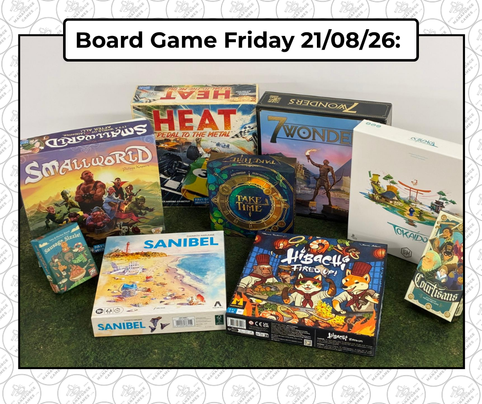 Board Game Friday 21/08/26 - Board Games Determined by Player Count