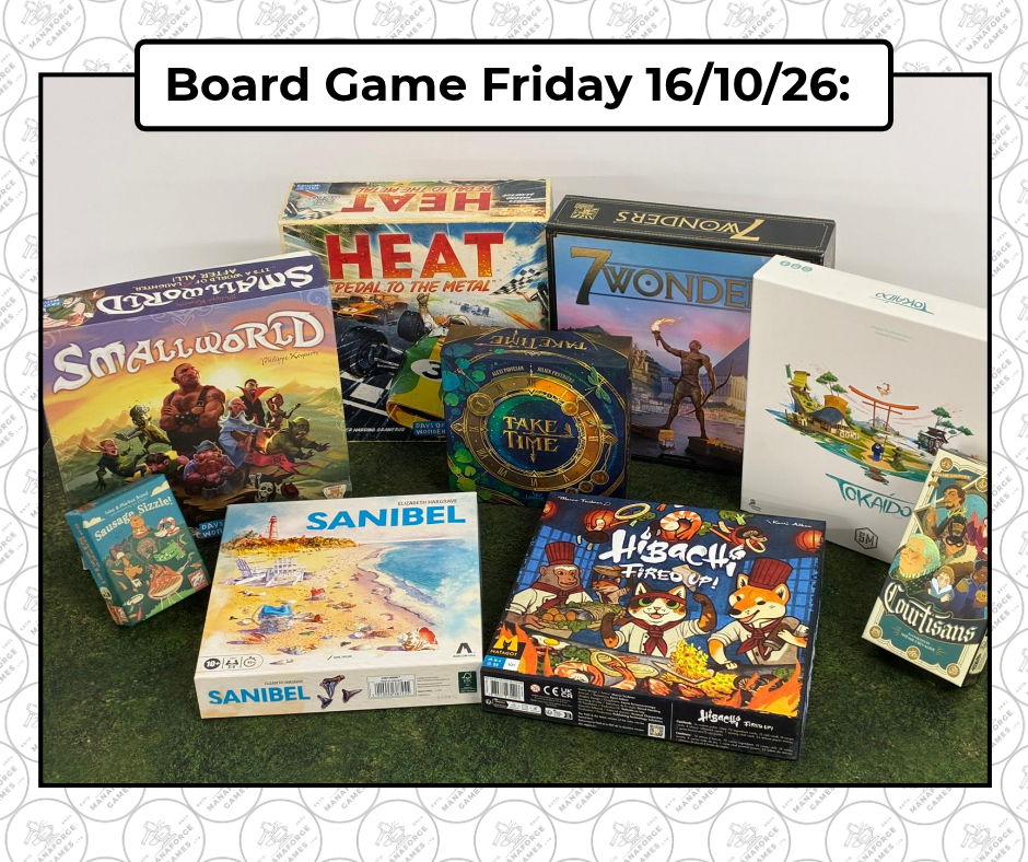 Board Game Friday 16/10/26 - Board Games Determined by Player Count