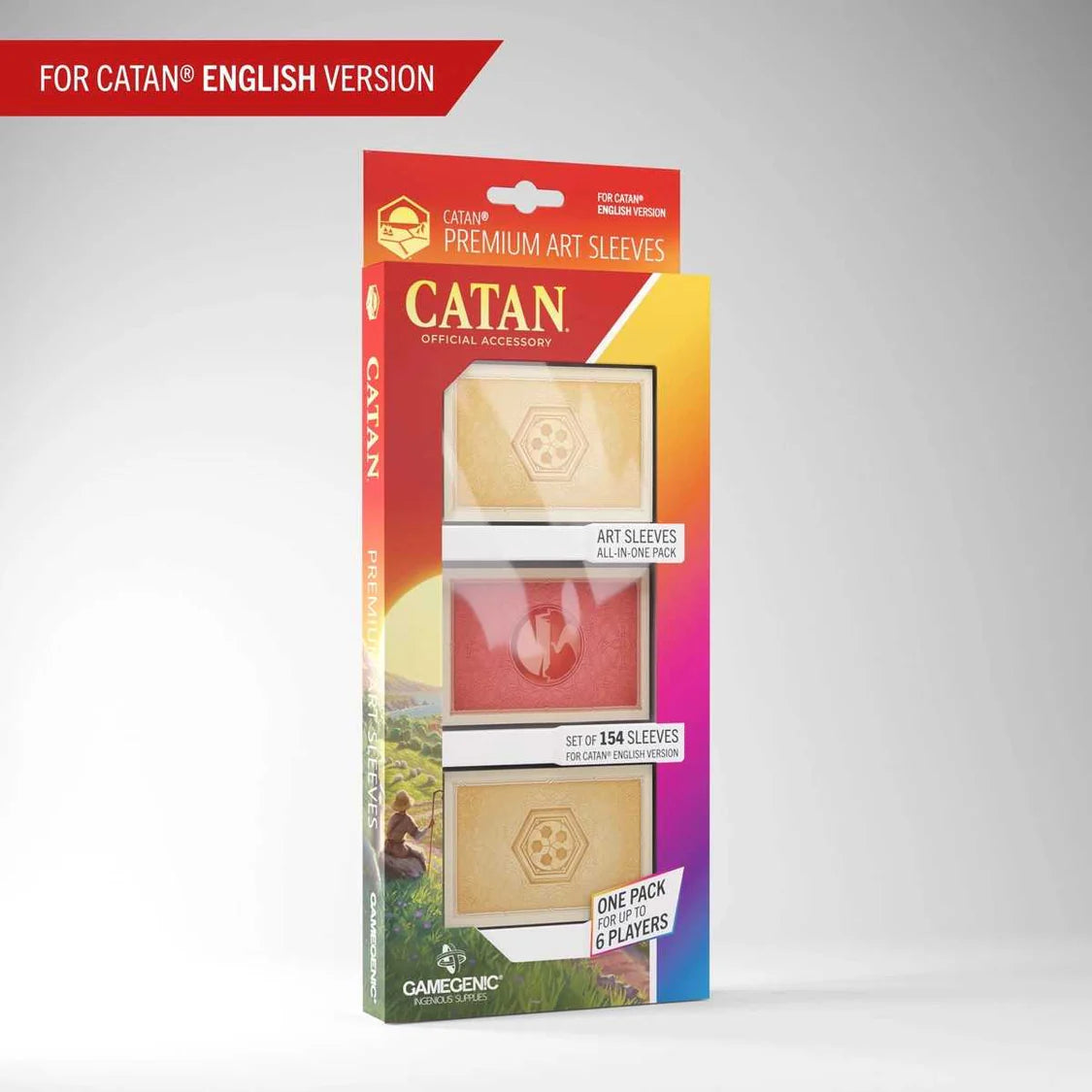 Gamegenic CATAN Art Sleeves