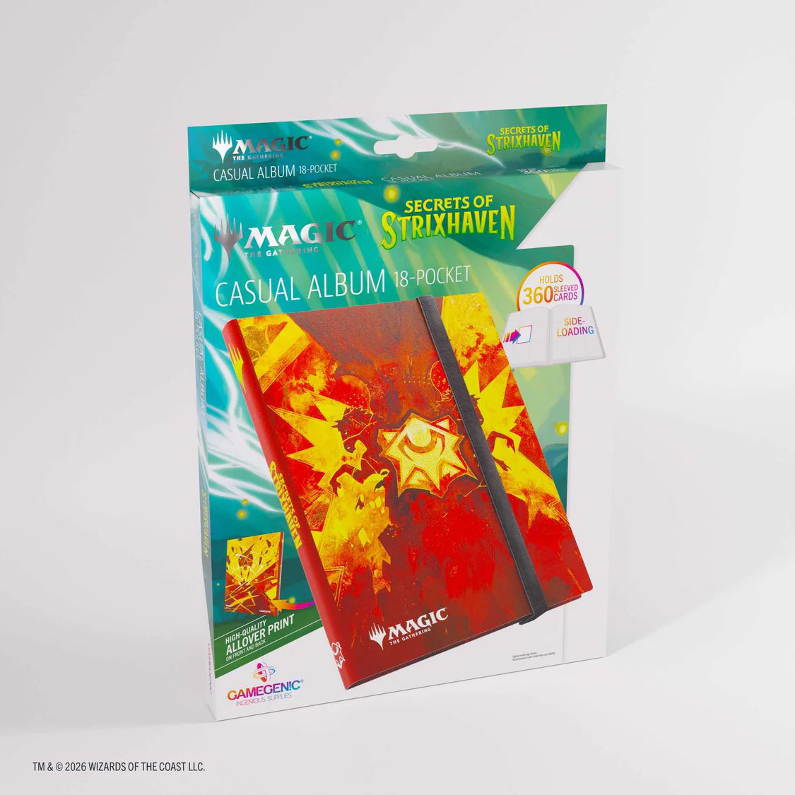 Gamegenic Magic: The Gathering Secrets of Strixhaven Casual Album 18-Pocket