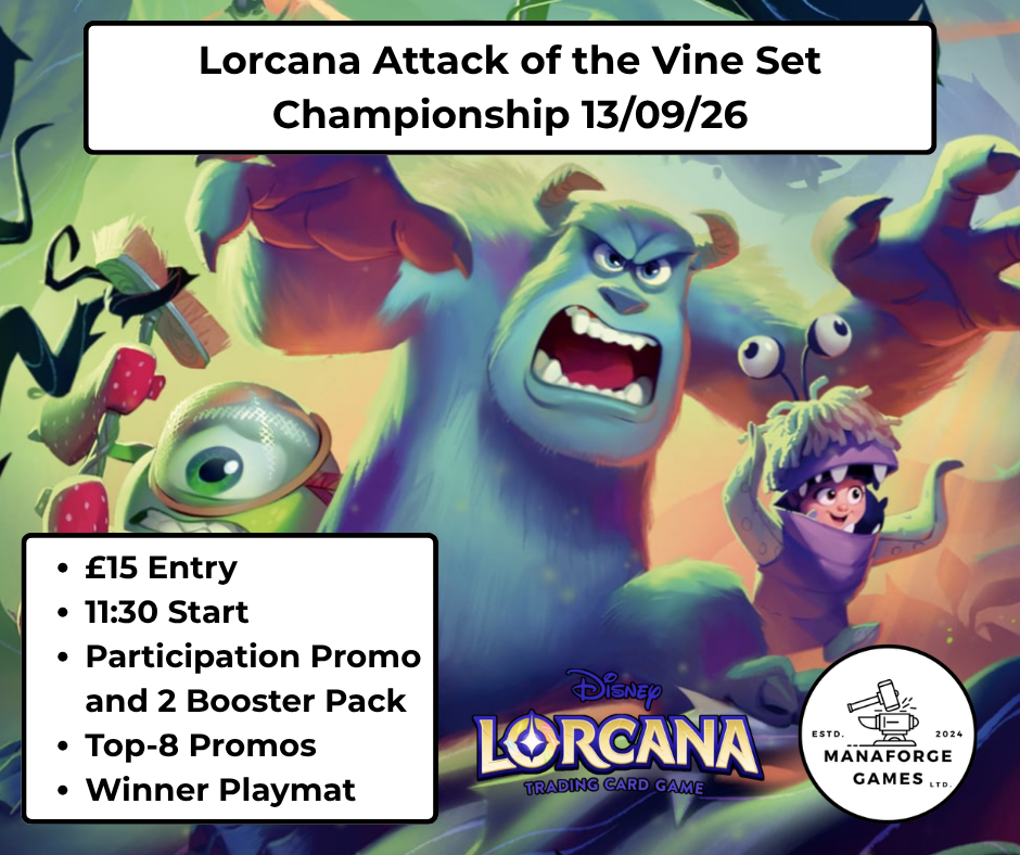 Lorcana Attack of the Vine Set championship - Sunday 13/09/26