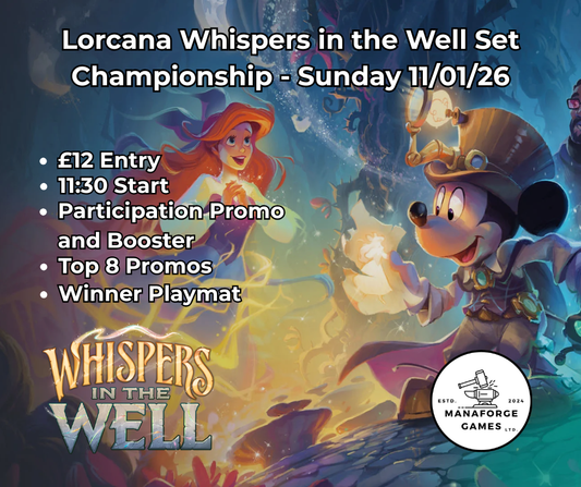 Disney Lorcana Whispers in the Well Set Championship - 11/01/26