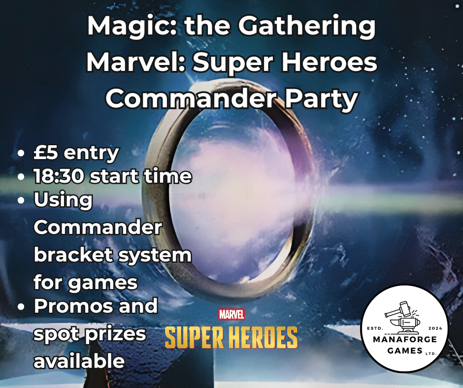 Magic: the Gathering Commander Party - Thursday 09/07/26