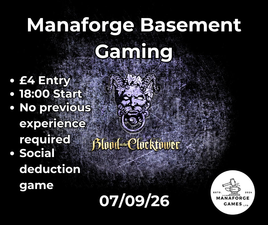 Blood on the Clocktower Gaming Event - Wednesday 07/09/26
