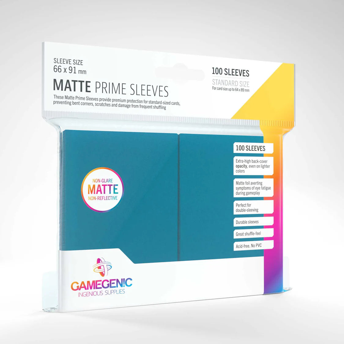 Gamegenic Matte Prime Sleeves (100 ct.)