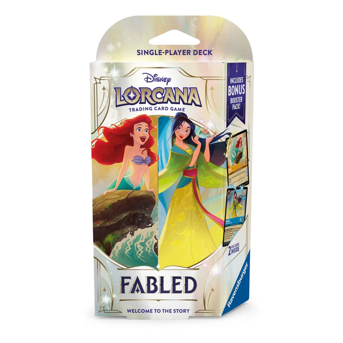 Disney Lorcana Trading Card Game - Fabled Starter Deck CDU Display - Set 9