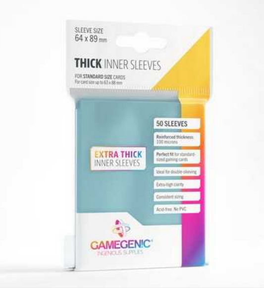 Gamegenic Prime Retro Card Sleeves: Clear (50ct)