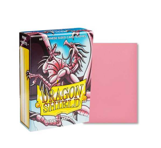 Dragon Shield Matte Japanese size - Pink (60 ct. In box)