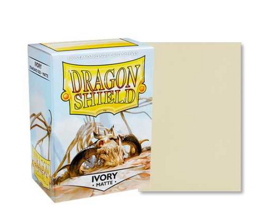 Dragon Shield Matte Sleeves Standard Size - Ivory (100 ct.)