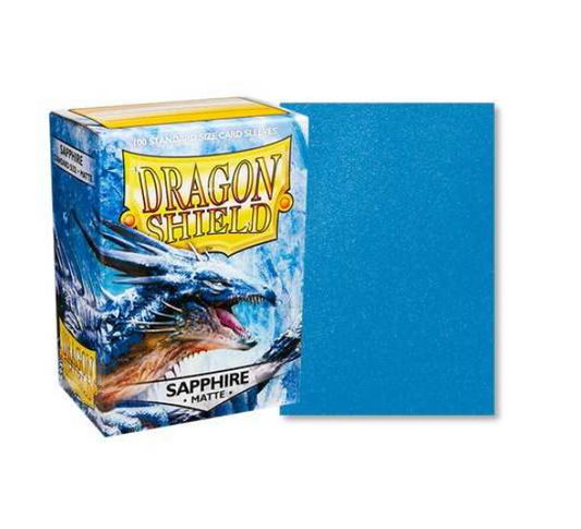 Dragon Shield Matte - Sapphire (100 ct. in box)