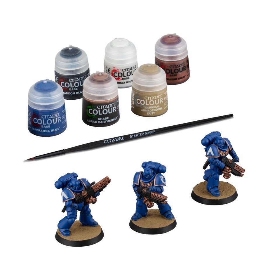 Games Workshop Warhammer 40000: Space Marines Infernus Marines and Paints Set