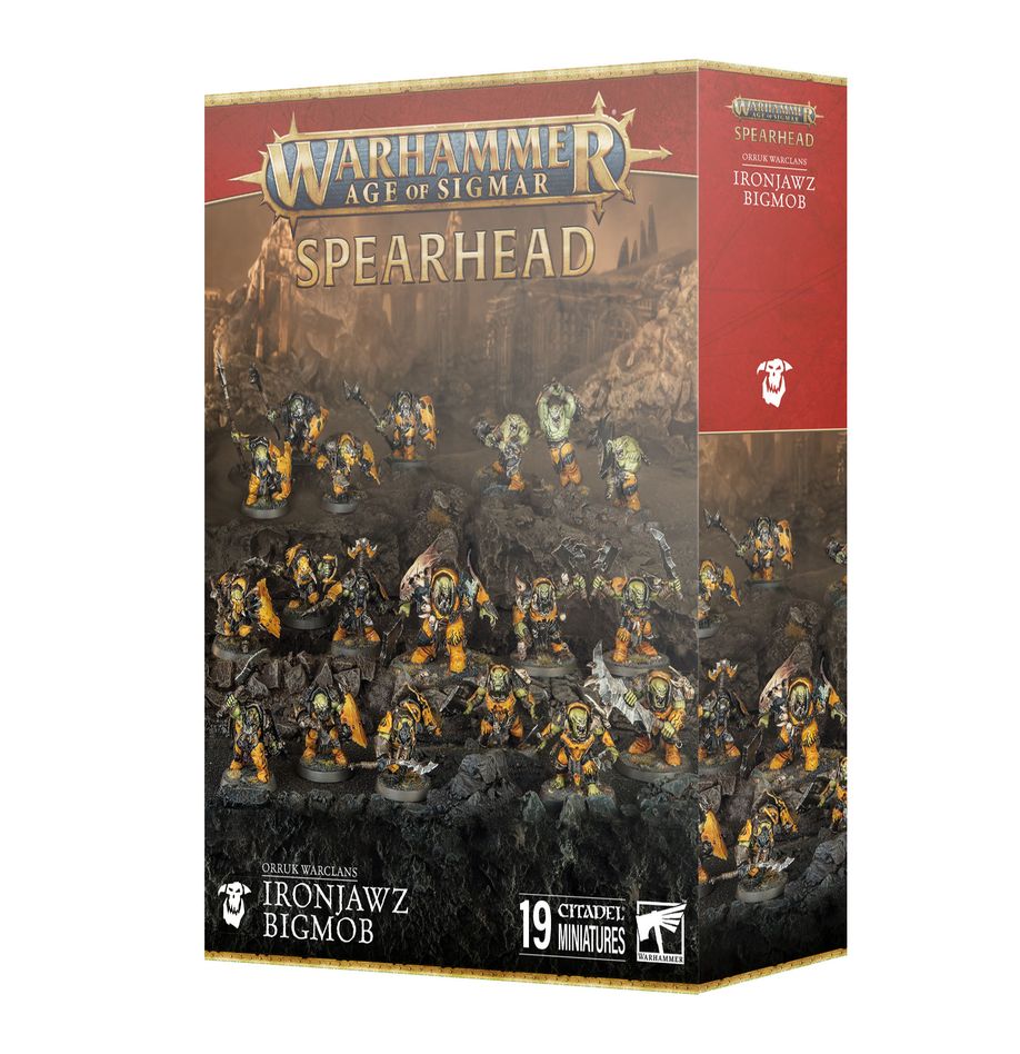 Games Workshop Age of Sigmar: Ironjawz Bigmob Spearhead