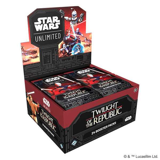 Star Wars: Unlimited Twilight of  the Republic Booster Display