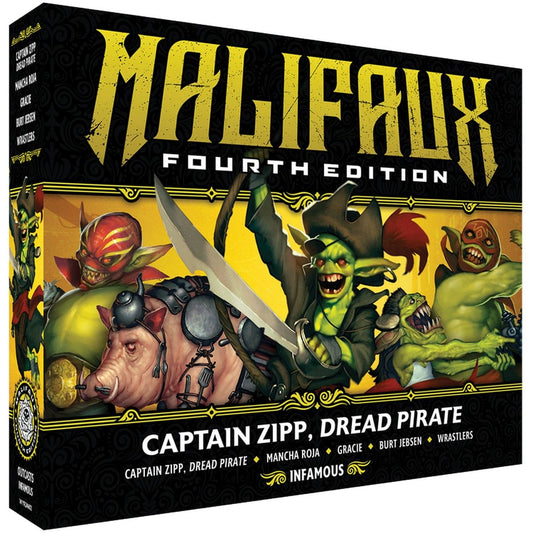 Captain Zipp, Dread Pirate - Malifaux 4th Edition