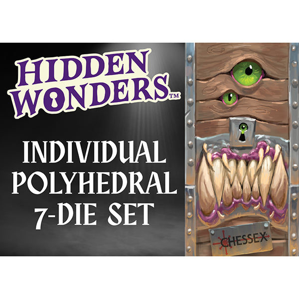 Chessex - Hidden Wonders Individual Mystery Polyhedral 7-Die Set