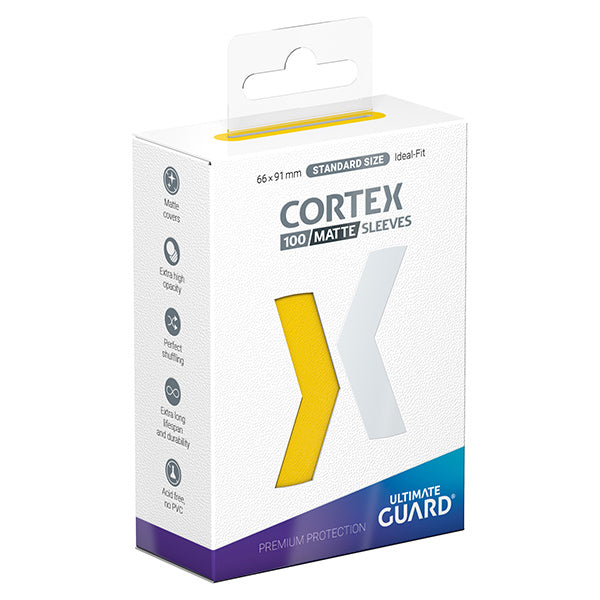 Ultimate Guard - Cortex Sleeves Standard Size - Matte Yellow 100pk