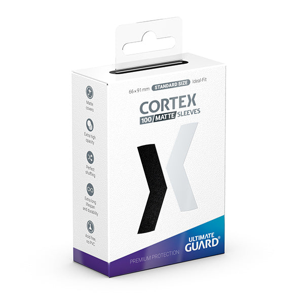 Ultimate Guard - Cortex Sleeves Standard Size - Matte Black 100pk
