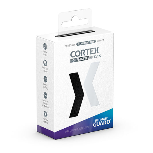 Ultimate Guard - Cortex Sleeves Standard Size - Matte Black 100pk