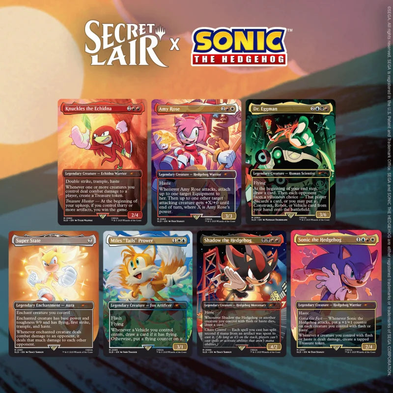 Magic: the Gathering Secret Lair x Sonic