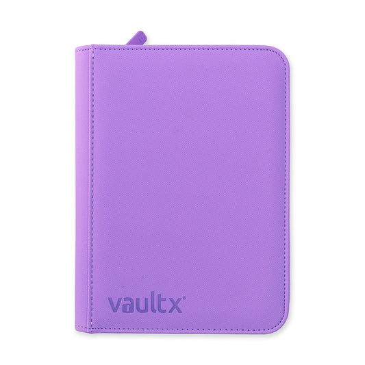 Vault X Exo-Tec Zip Binder Just Purple 4-Pocket